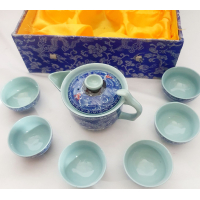 Chinese doos met theeset